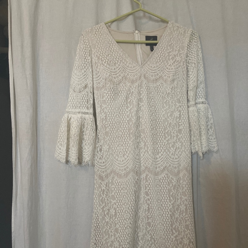 Short white dress